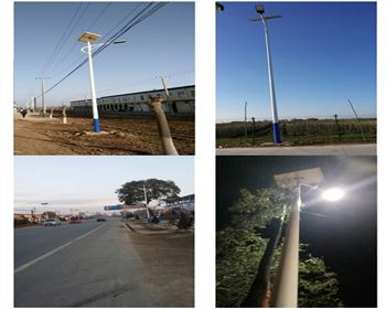 寧夏太陽能路燈-慶陽寧縣項目圖片