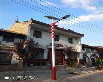 寧夏咸陽禮泉烽火鎮(zhèn)烽火村新農(nóng)村太陽能路燈項目