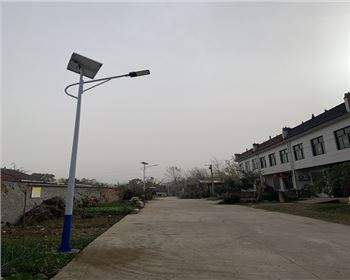 寧夏藍田縣熨斗村太陽能路燈項目