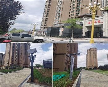 甘肅平?jīng)鲂率兰o(jì)集團(tuán)世紀(jì)花園庭院燈路、景觀路燈項(xiàng)目